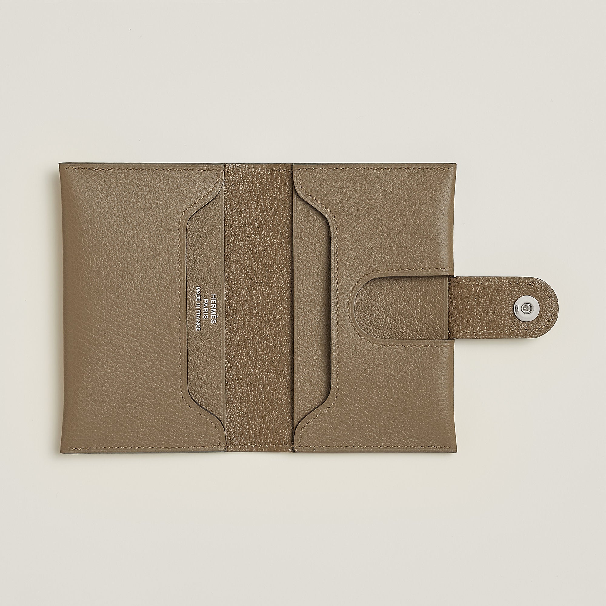 Hermes R.M.S Card Holder Beige Marfa