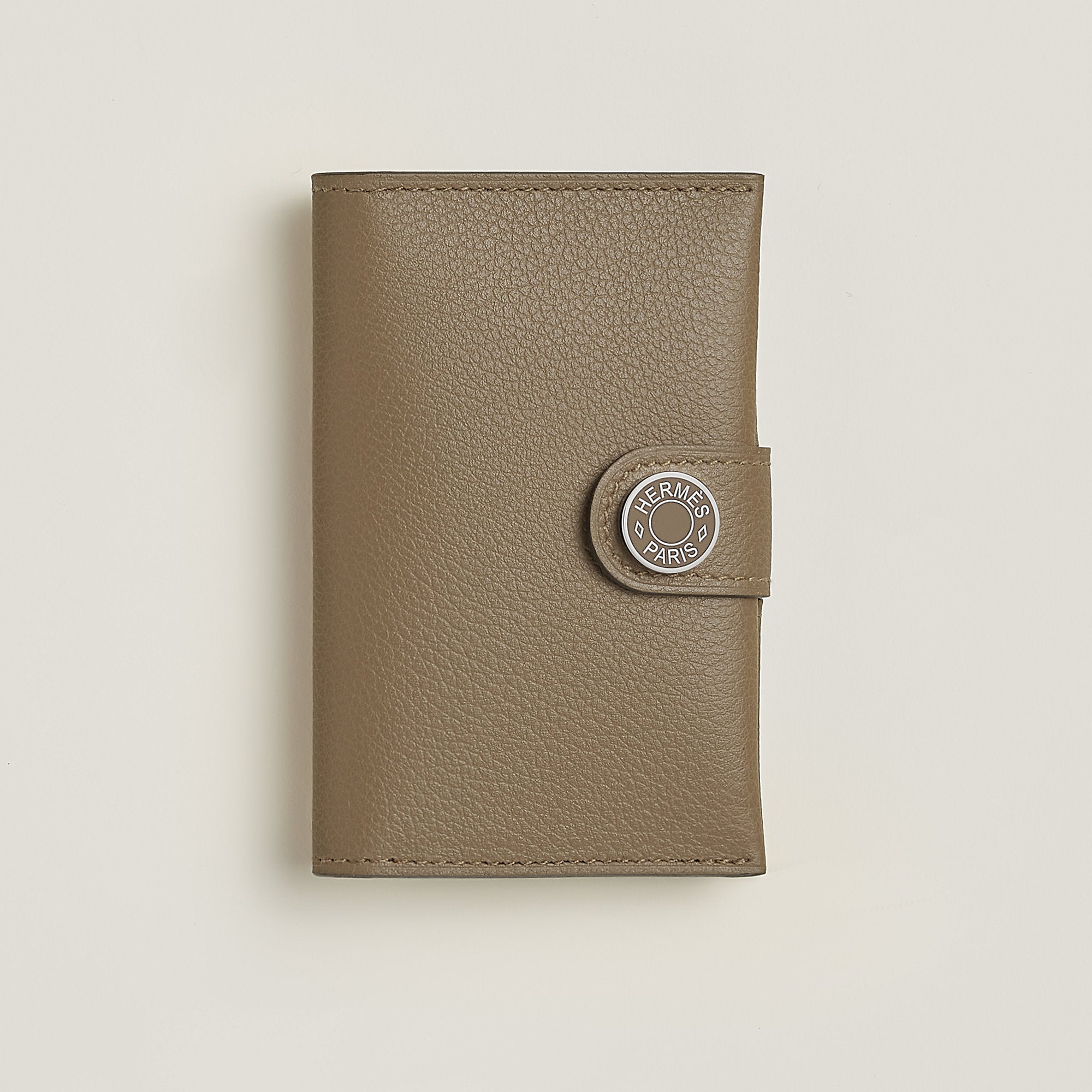 Hermes R.M.S Card Holder Beige Marfa