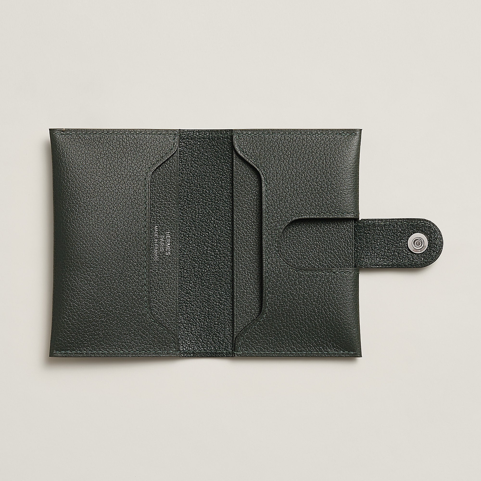 Hermes R.M.S Card Holder Bleu Zanzibar