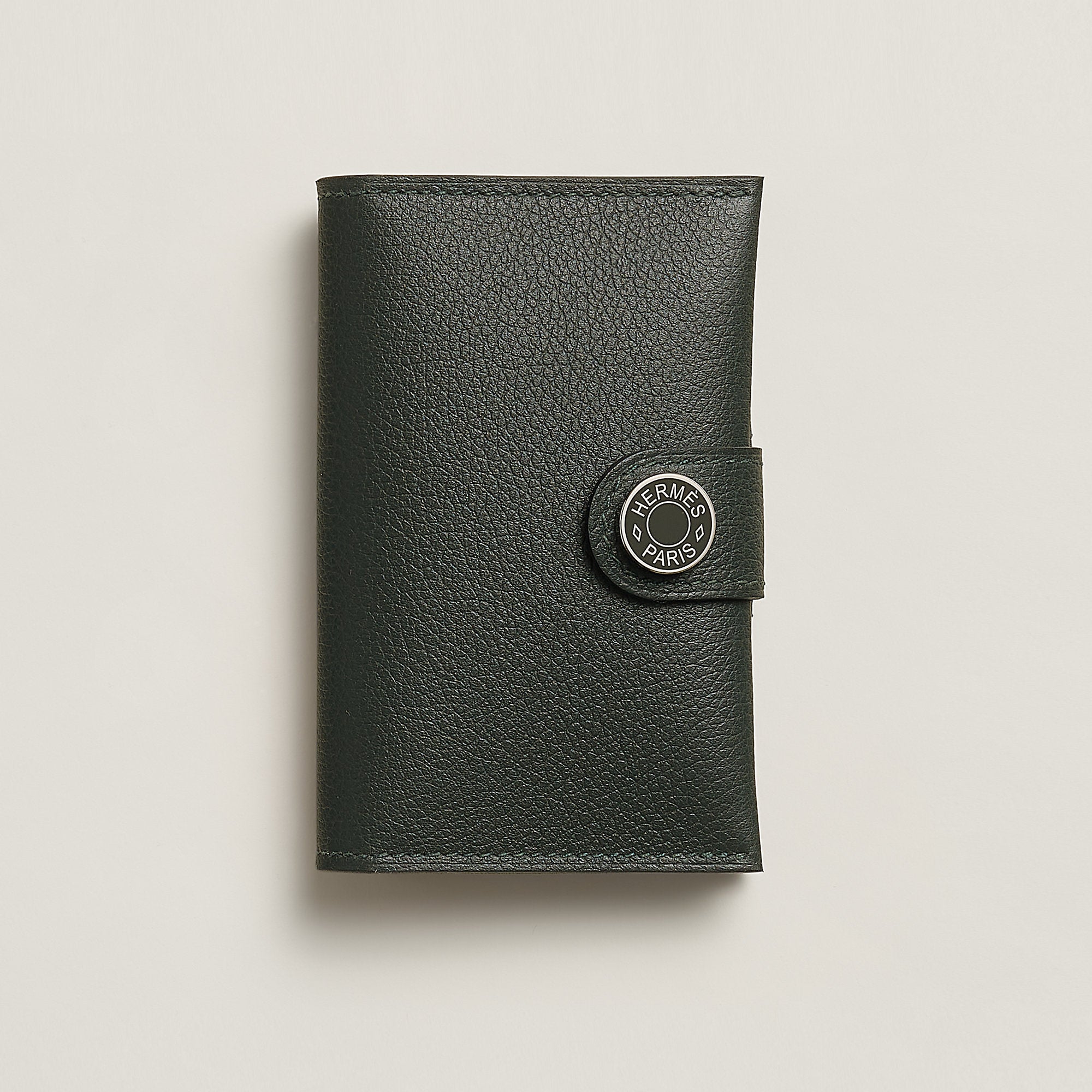 Hermes R.M.S Card Holder Vert Fonc