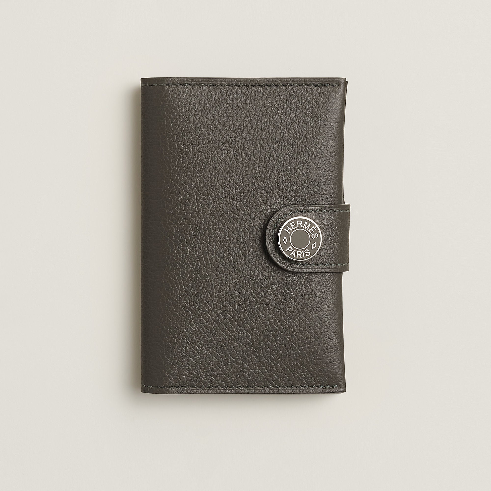 Hermes R.M.S Card Holder Vert Bronze