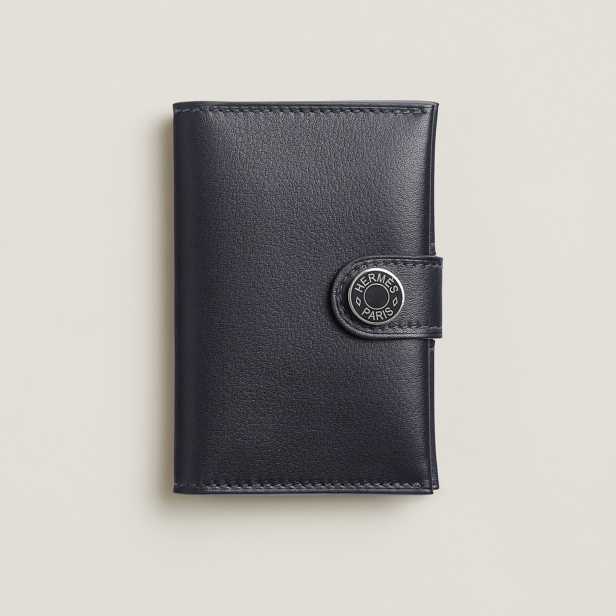 Hermes R.M.S Card Holder Bleu Zanzibar