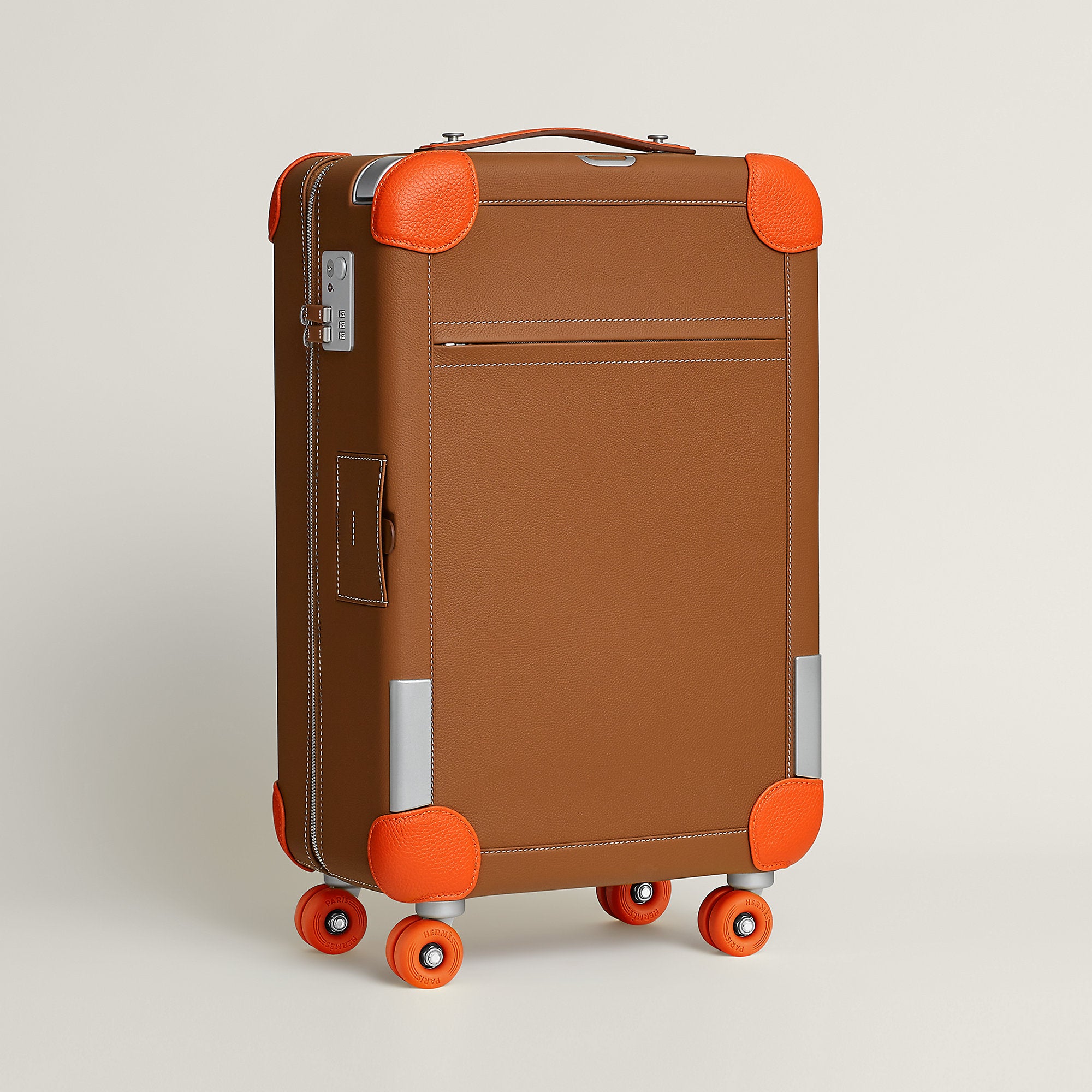 Hermes R.M.S Block Cabin Suitcase Fauve