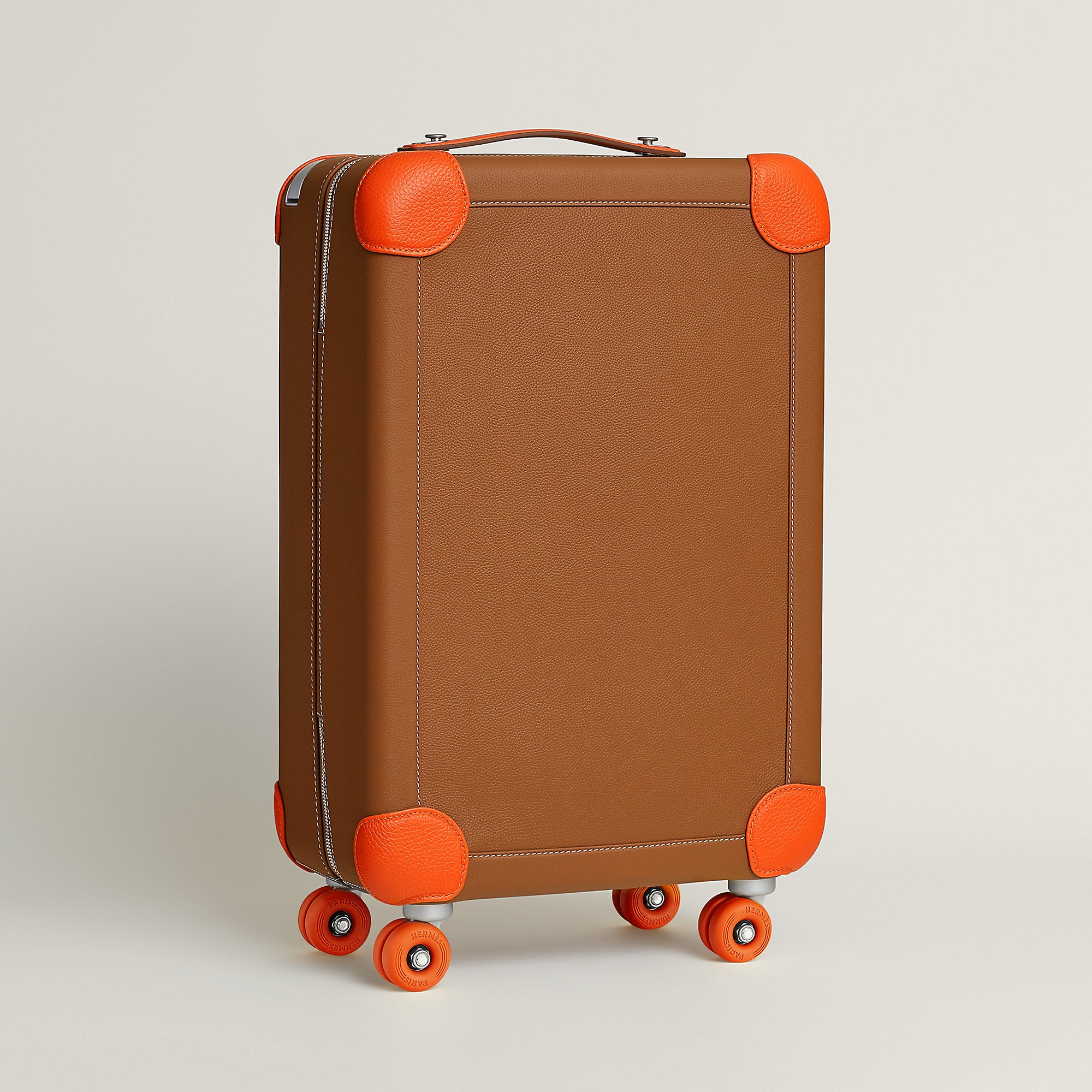 Hermes R.M.S Block Cabin Suitcase Fauve