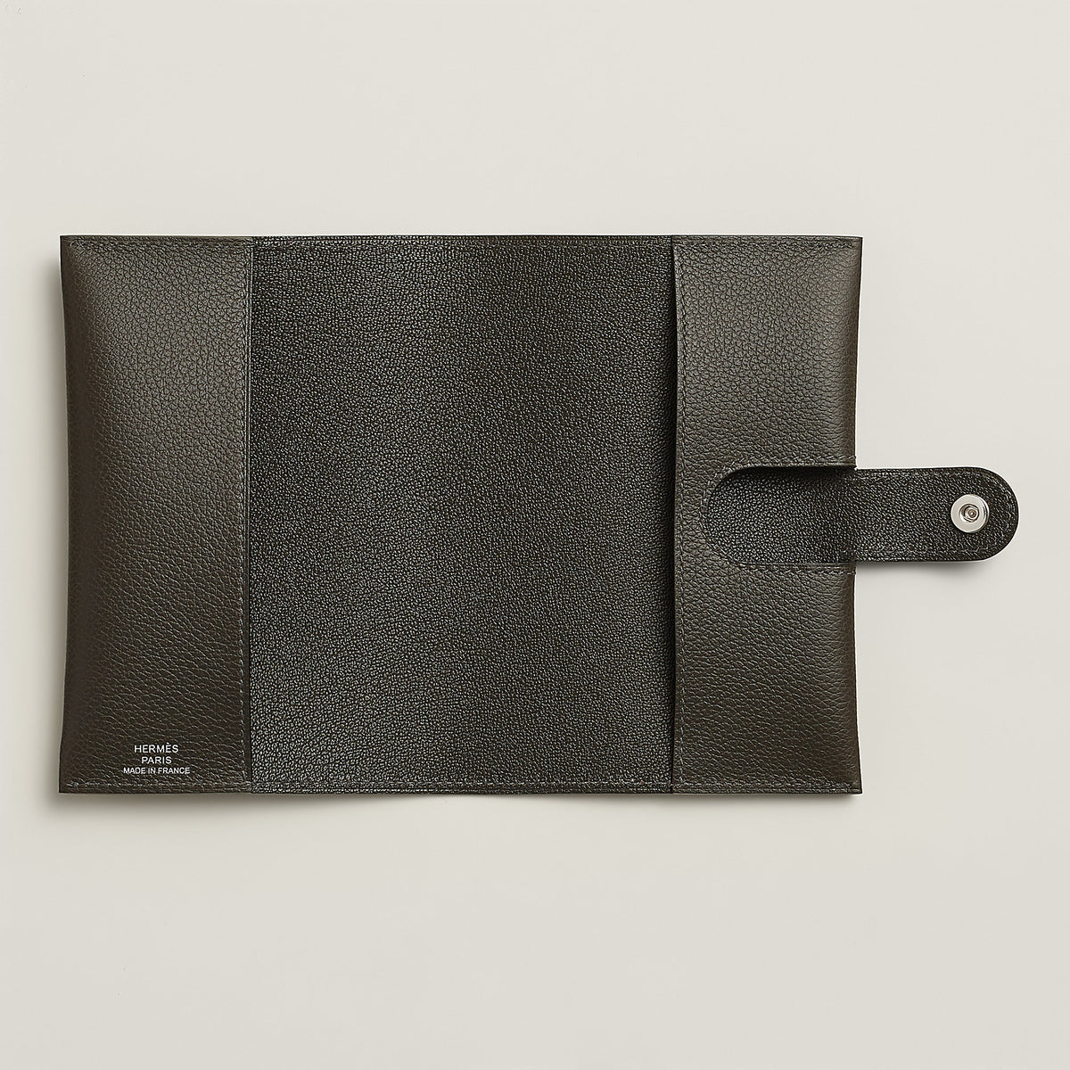 Hermes R.M.S Passport Holder Vert Bronze
