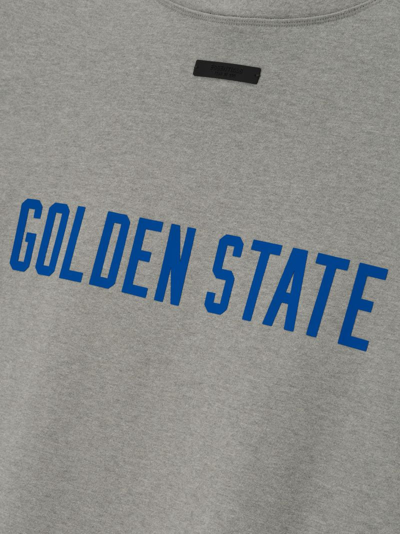 Essentials Warriors 90S Tee Concrete Heather