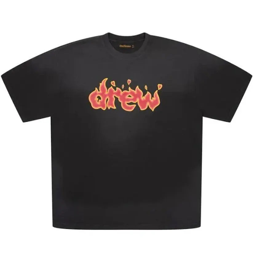 Drew House Lit Drew T-shirt Faded Black Black Friday