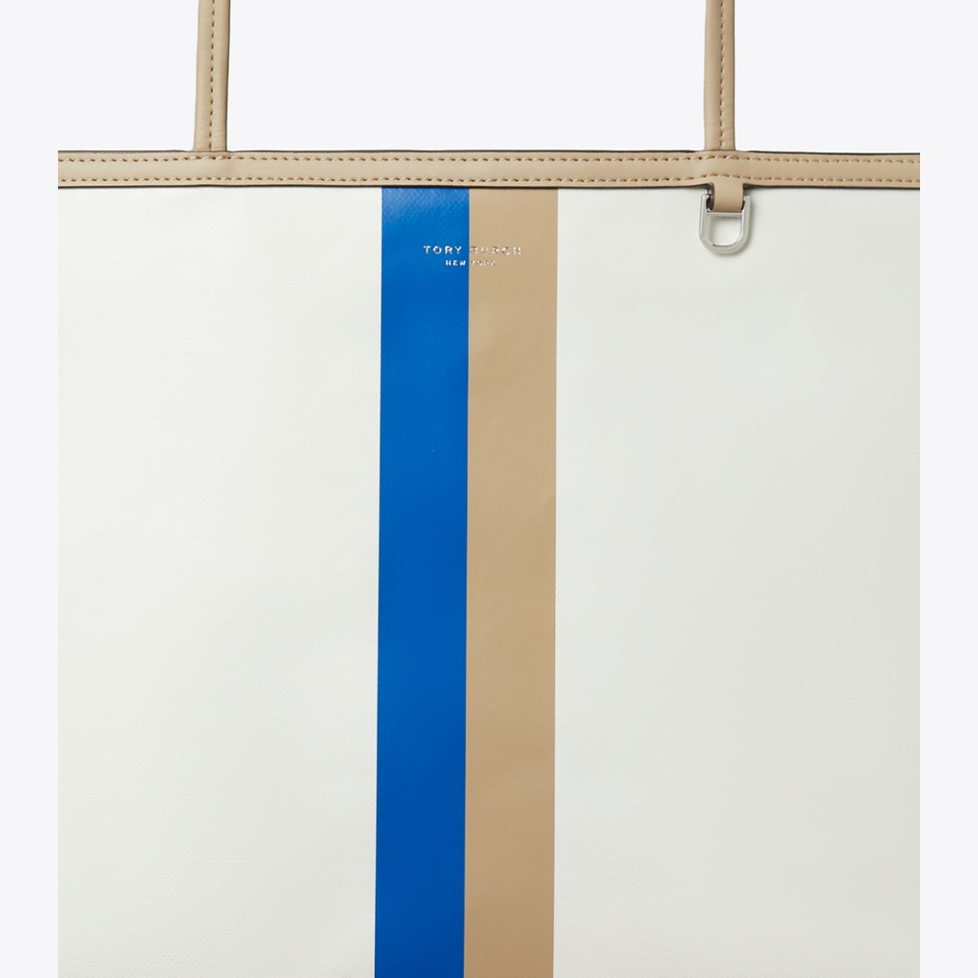 Tory Burch Racer Tote Bianco