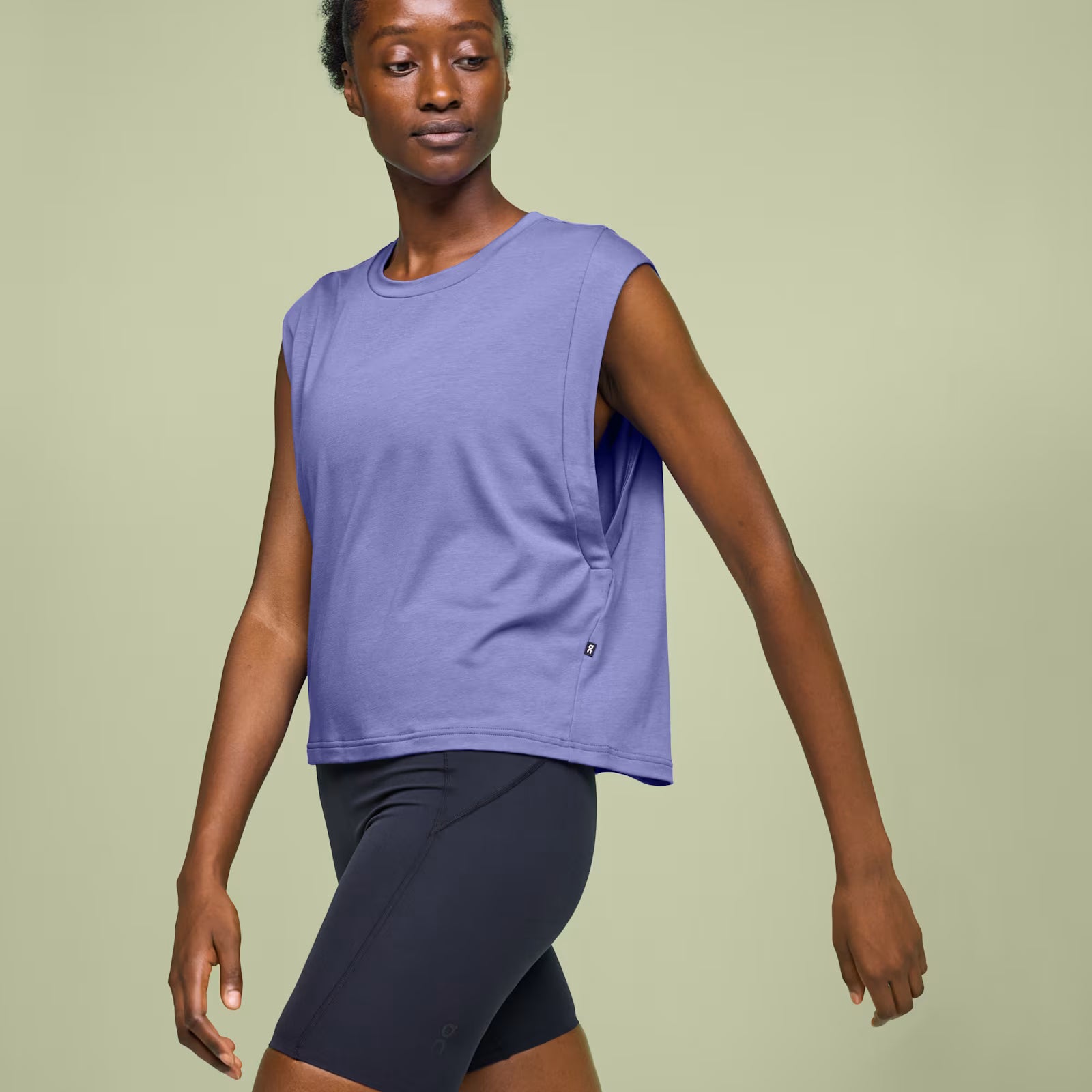 On Focus Crop Blueberry (Women'S)