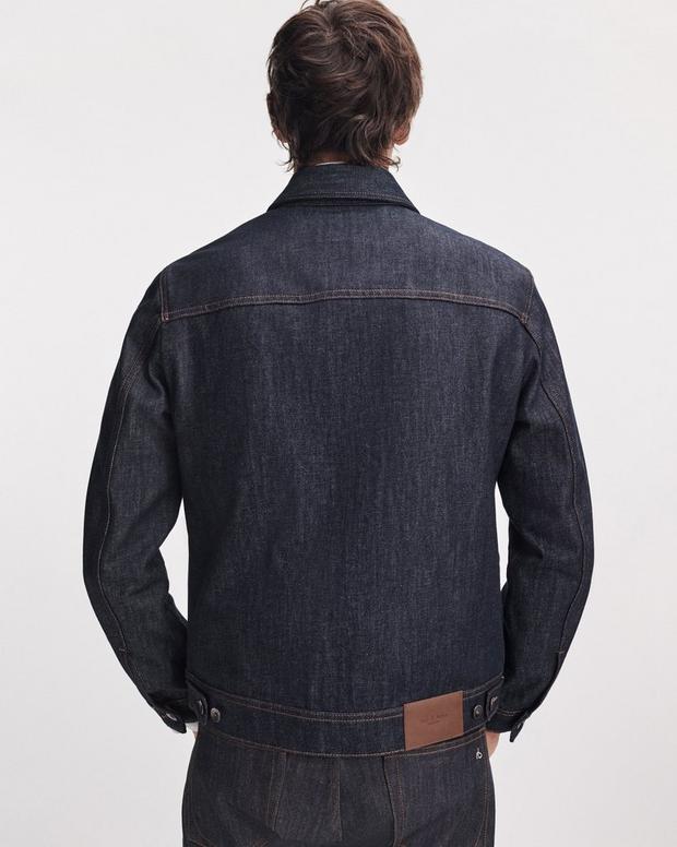 Rag & Bone Rb 3 Raw Denim Trucker Jacket