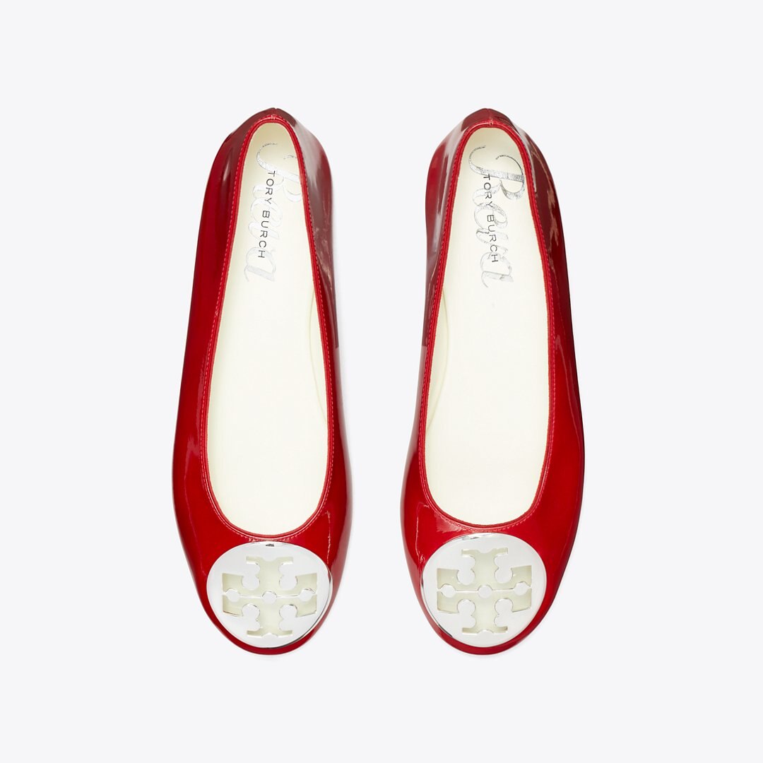 Tory Burch Reva Ballet TOUCAN RED