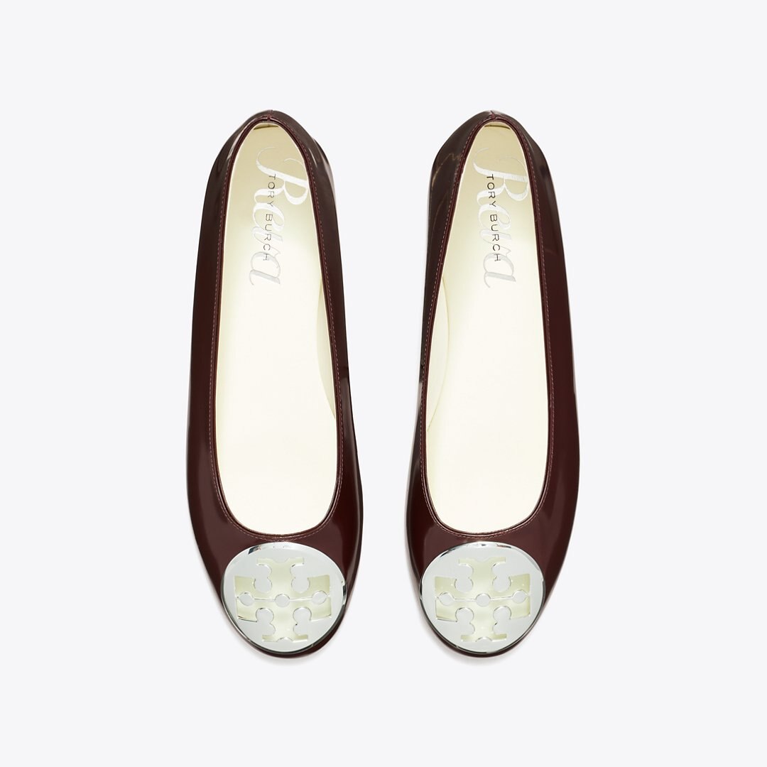 Tory Burch Reva Ballet DARK CARMINE