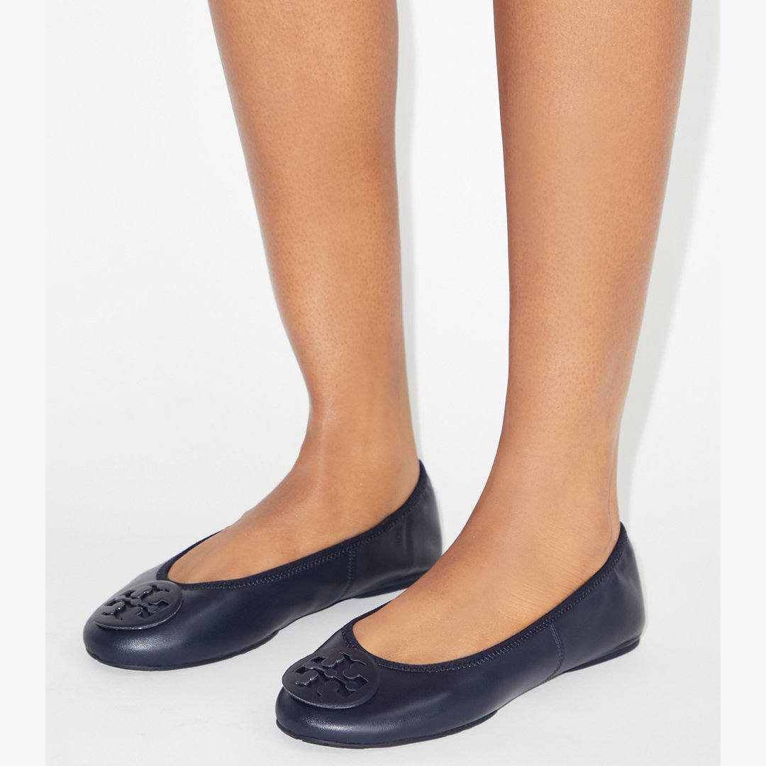 Tory Burch Reva Travel Ballet NEW NAVY / NEW NAVY