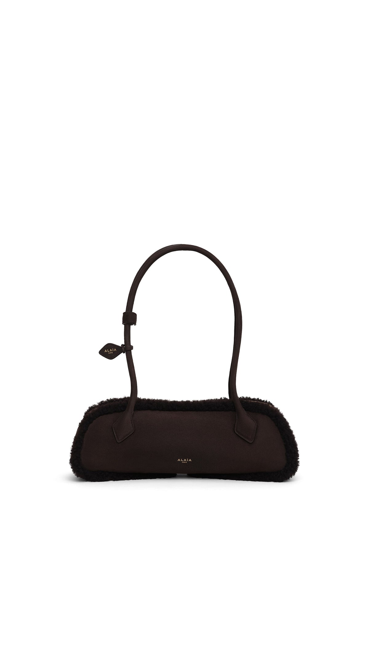 Alaïa Le Teckel Medium Bag In Merino Shearling