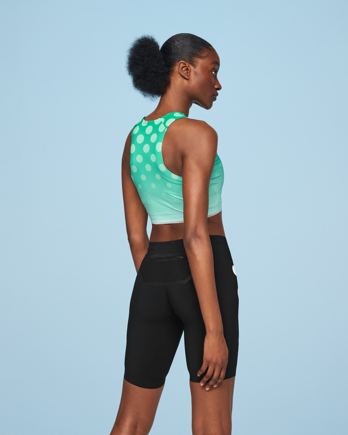 On Crop Top Light Distance Mint | White (Women'S)