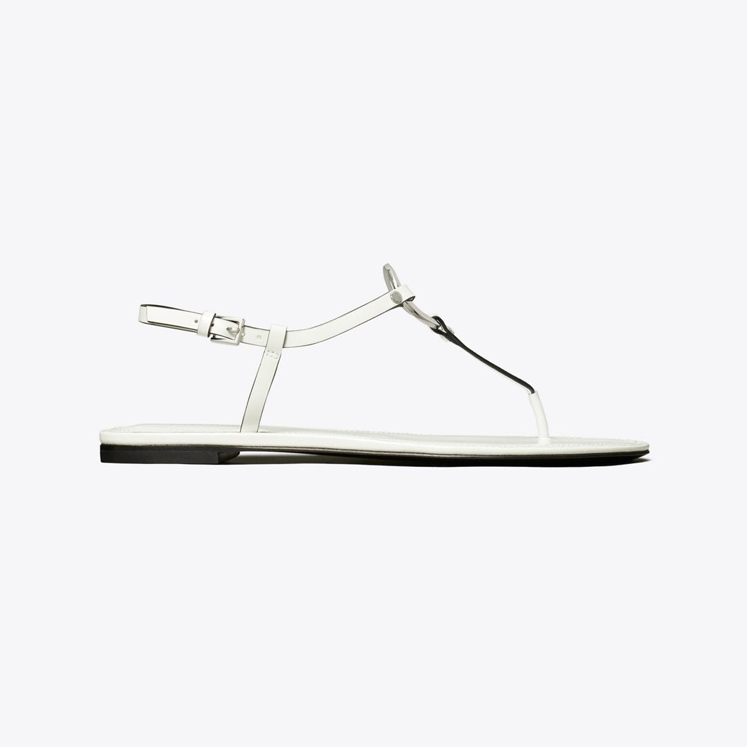 Tory Burch Ring T-Strap Sandal WHITE