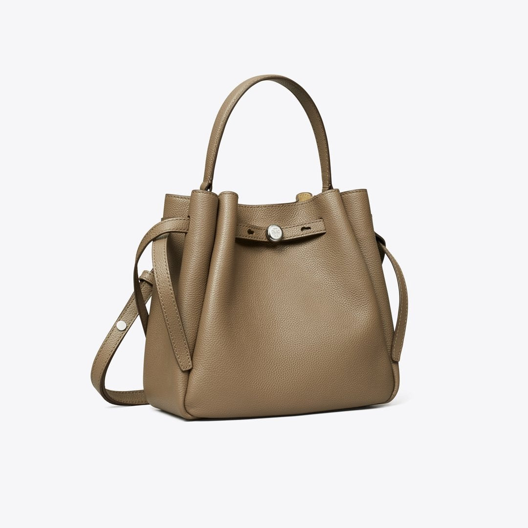 Tory Burch Romy Bucket Bag Wild Mushroom