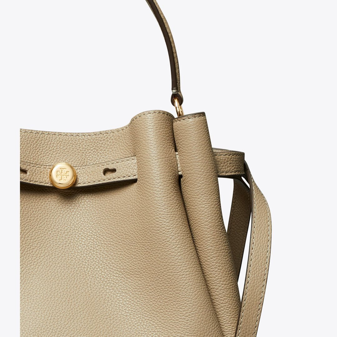 Tory Burch Romy Bucket Bag Soft Cement