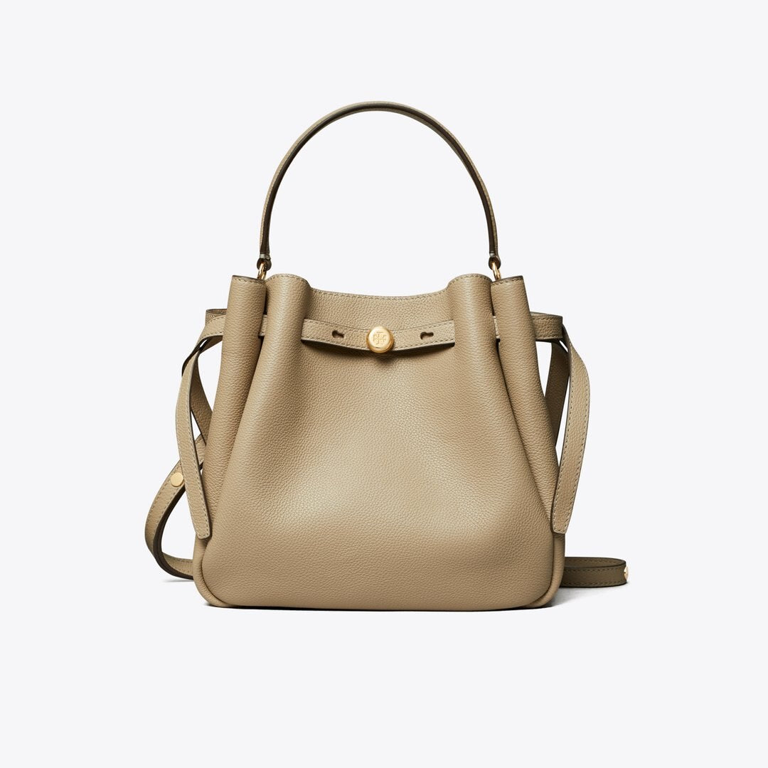 Tory Burch Romy Bucket Bag Soft Cement