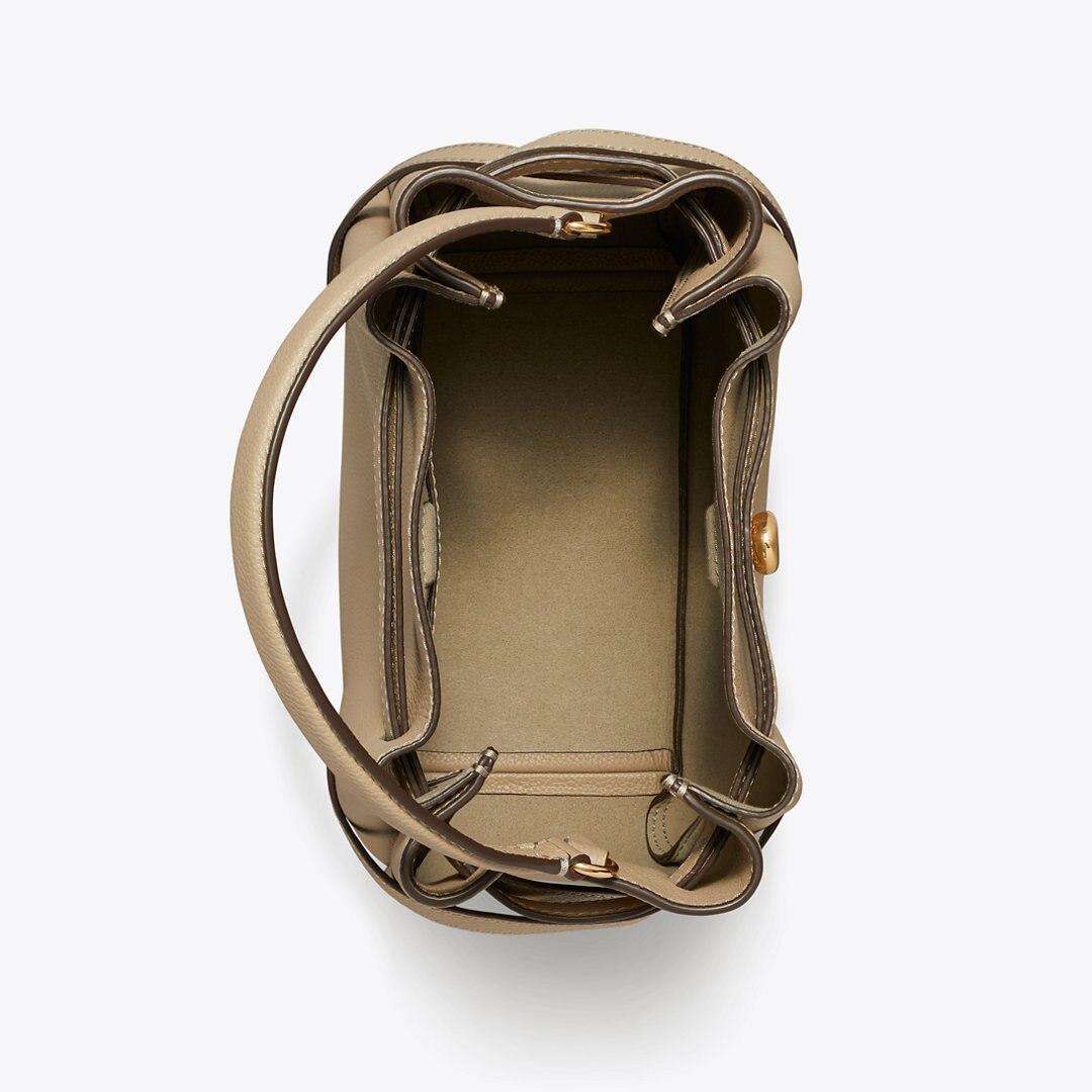 Tory Burch Romy Bucket Bag Soft Cement