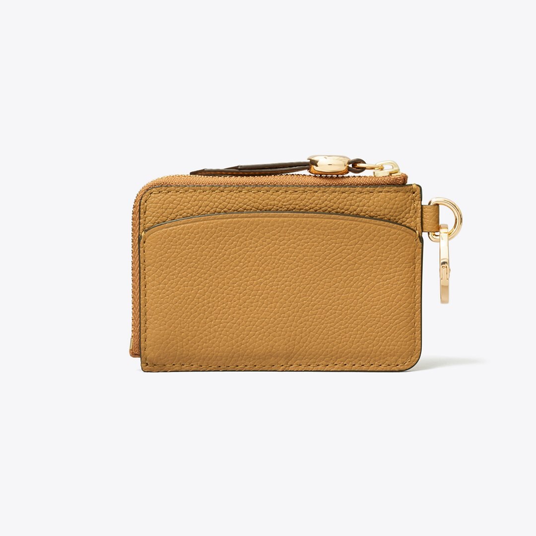 Tory Burch Romy Card Case Bag Charm Tiramisu