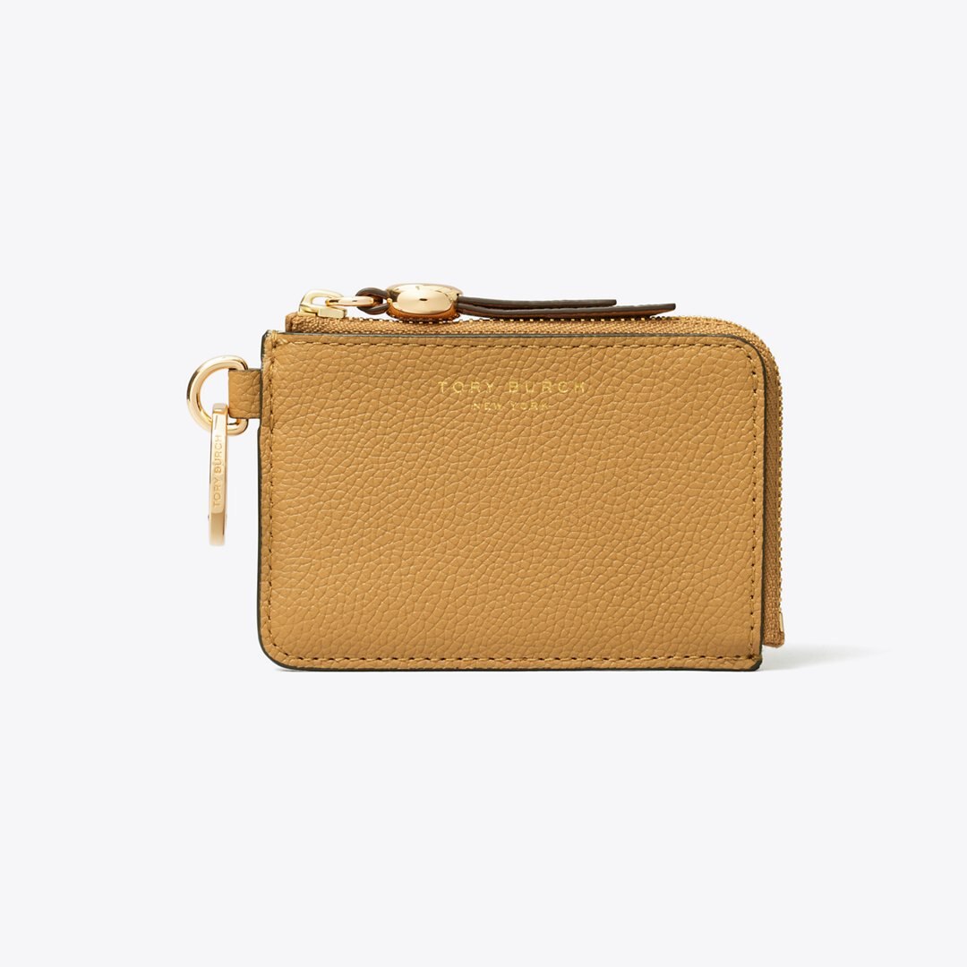 Tory Burch Romy Card Case Bag Charm Tiramisu
