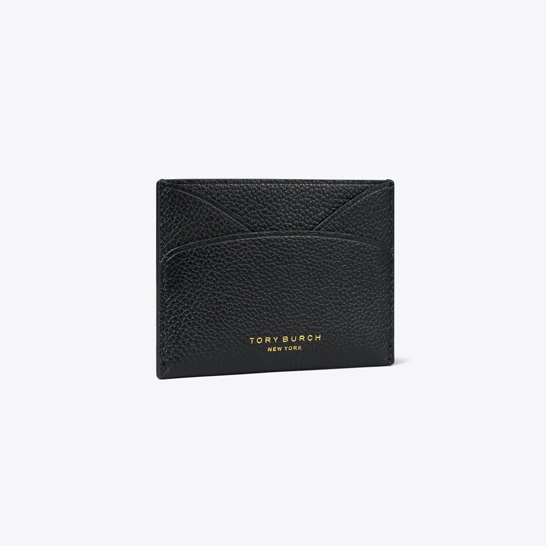 Tory Burch Romy Flat Card Case Black