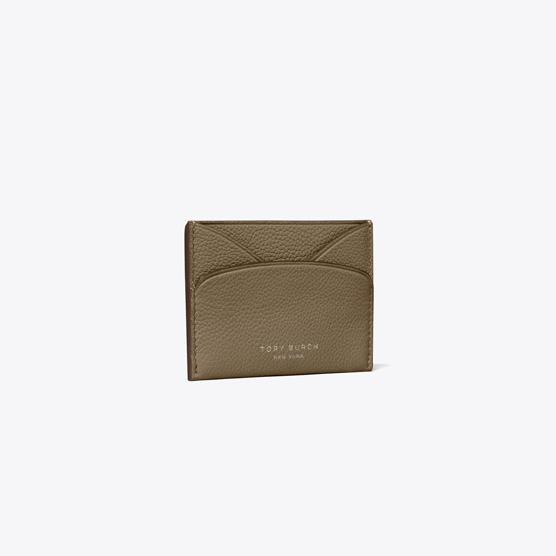 Tory Burch Romy Flat Card Case Wild Mushroom