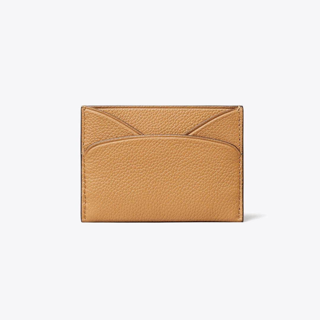 Tory Burch Romy Flat Card Case Tiramisu