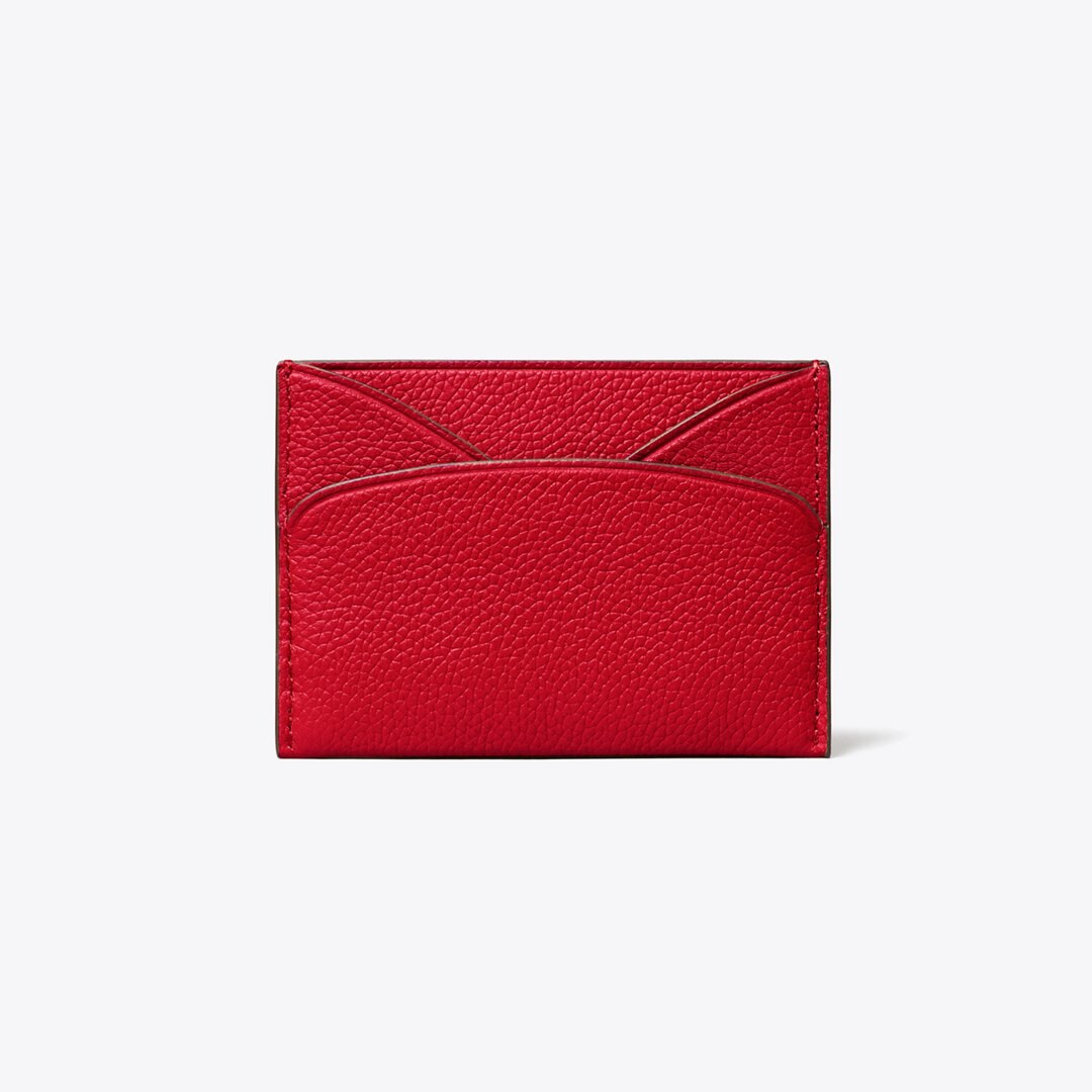 Tory Burch Romy Flat Card Case Tory Red
