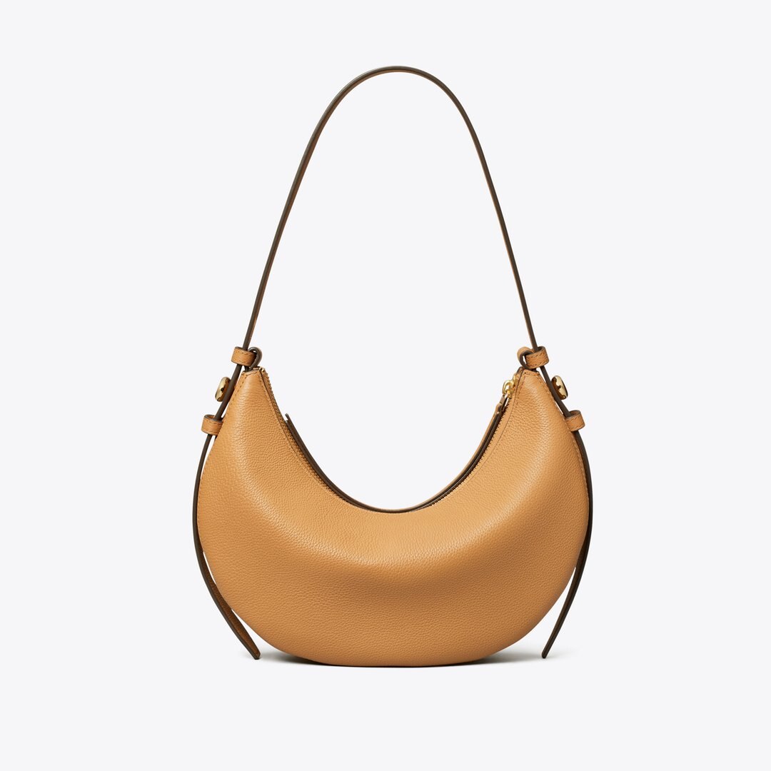 Tory Burch Romy Half Moon Bag Tiramisu
