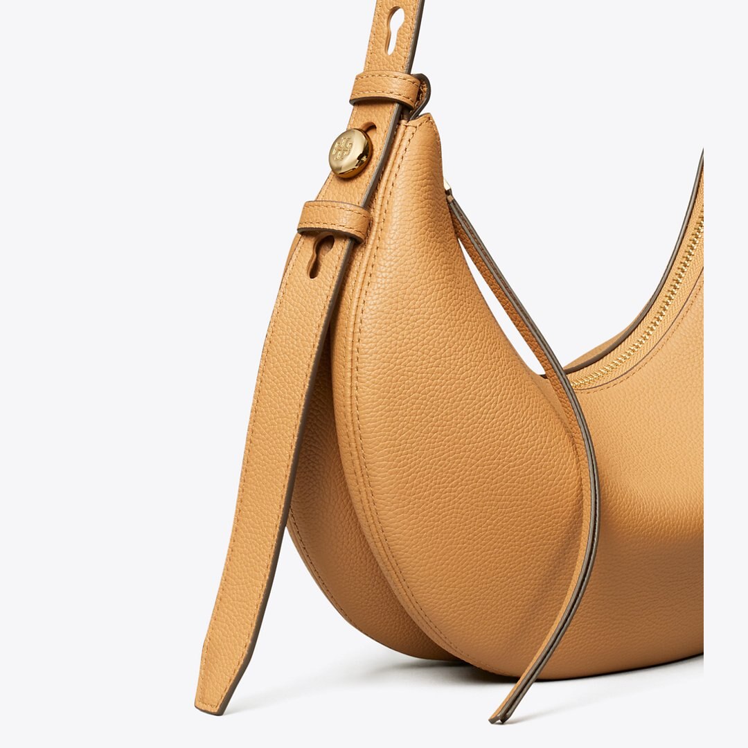 Tory Burch Romy Half Moon Bag Tiramisu
