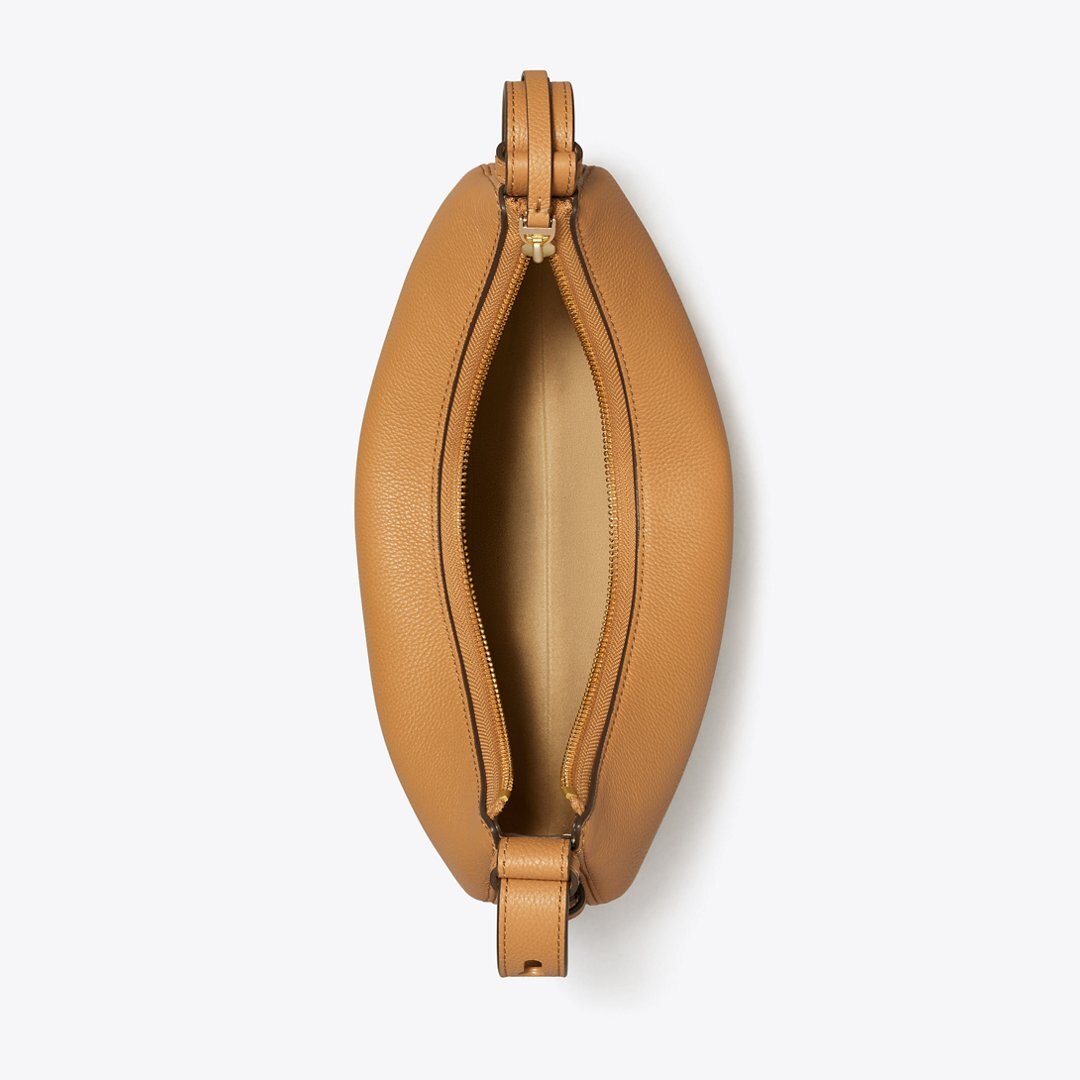 Tory Burch Romy Half Moon Bag Tiramisu