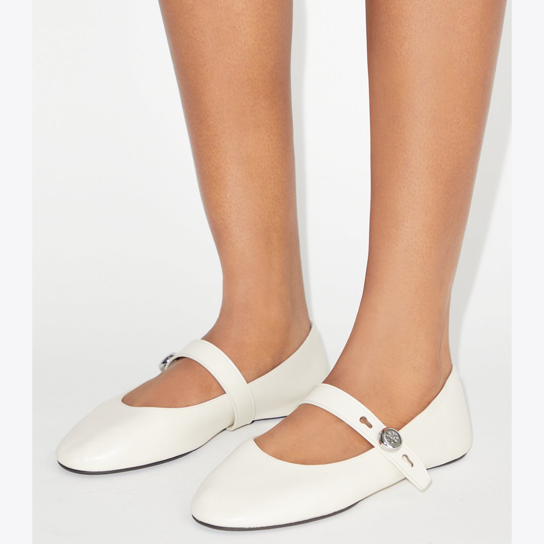 Tory Burch Romy Mary Jane LIGHT CREAM