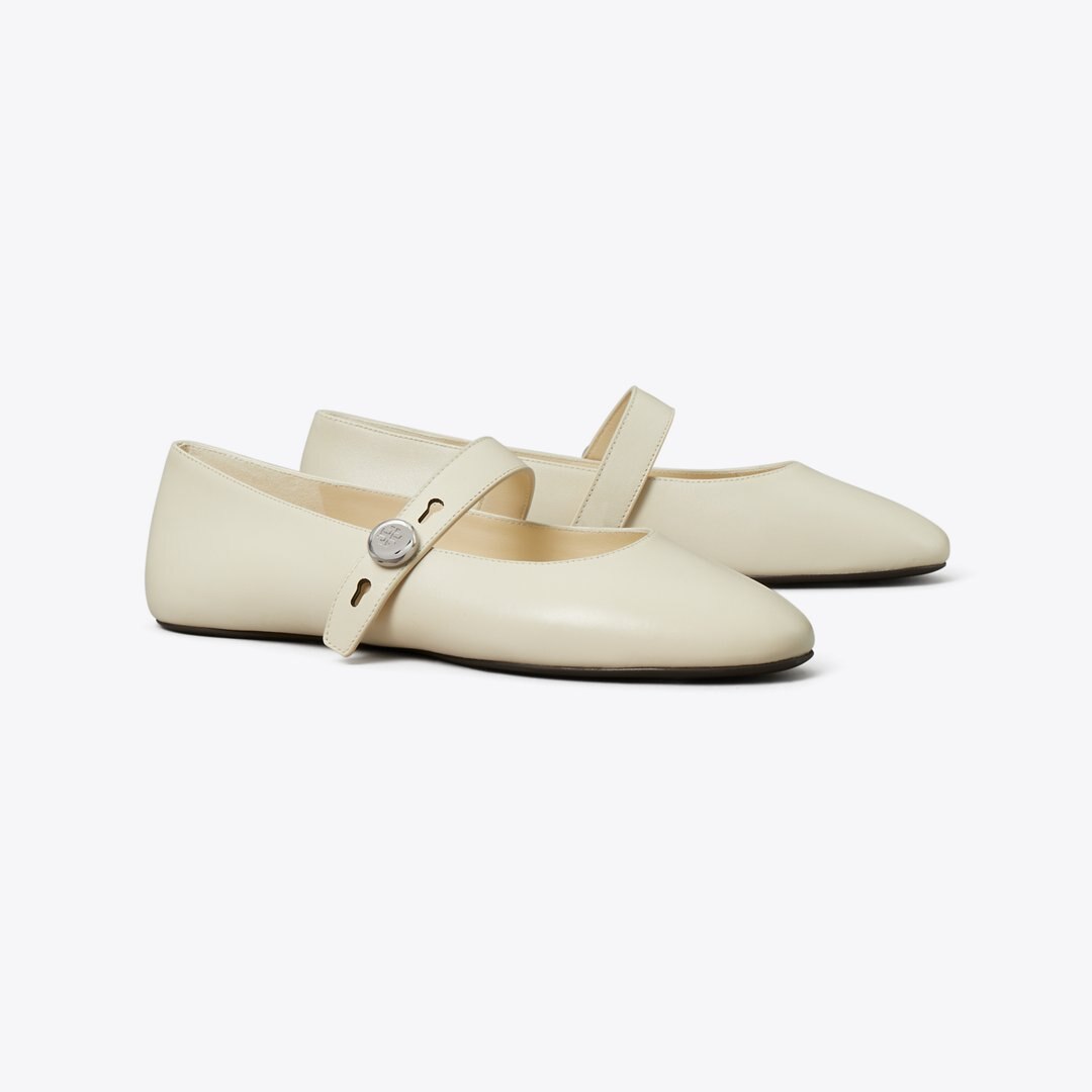 Tory Burch Romy Mary Jane LIGHT CREAM