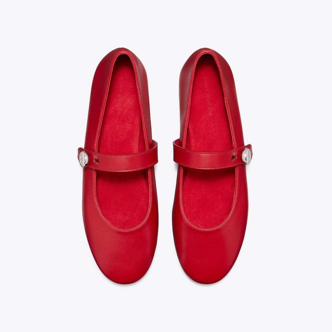 Tory Burch Romy Mary Jane TOUCAN RED