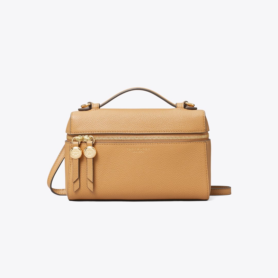 Tory Burch Romy Slim Top Handle Bag Tiramisu