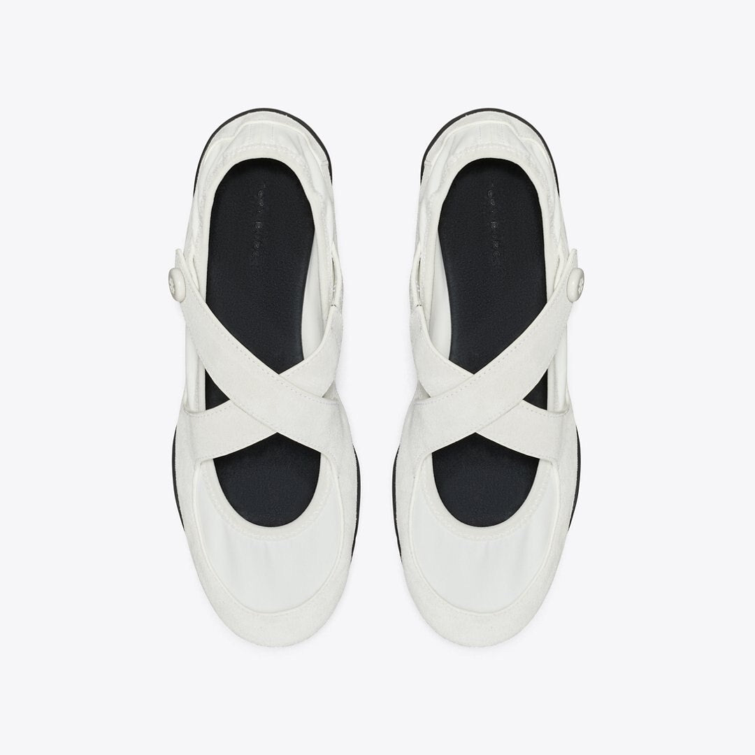 Tory Burch Romy Sport Mary Jane WHITE