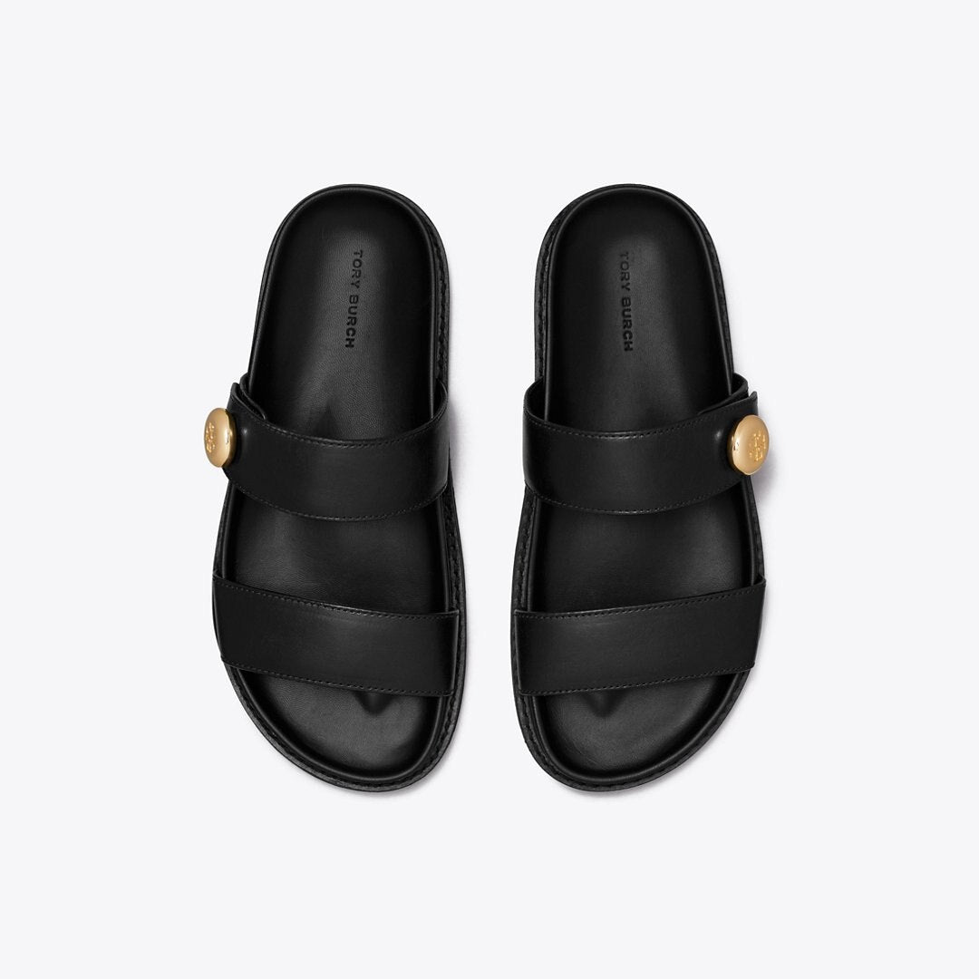 Tory Burch Romy Sport Slide PERFECT BLACK