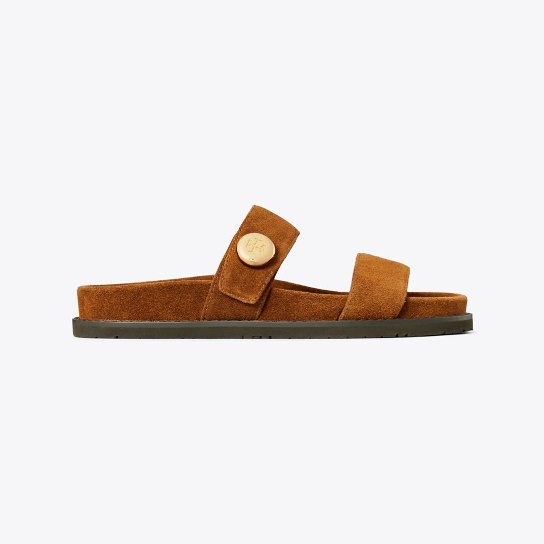 Tory Burch Romy Sport Slide Cognac