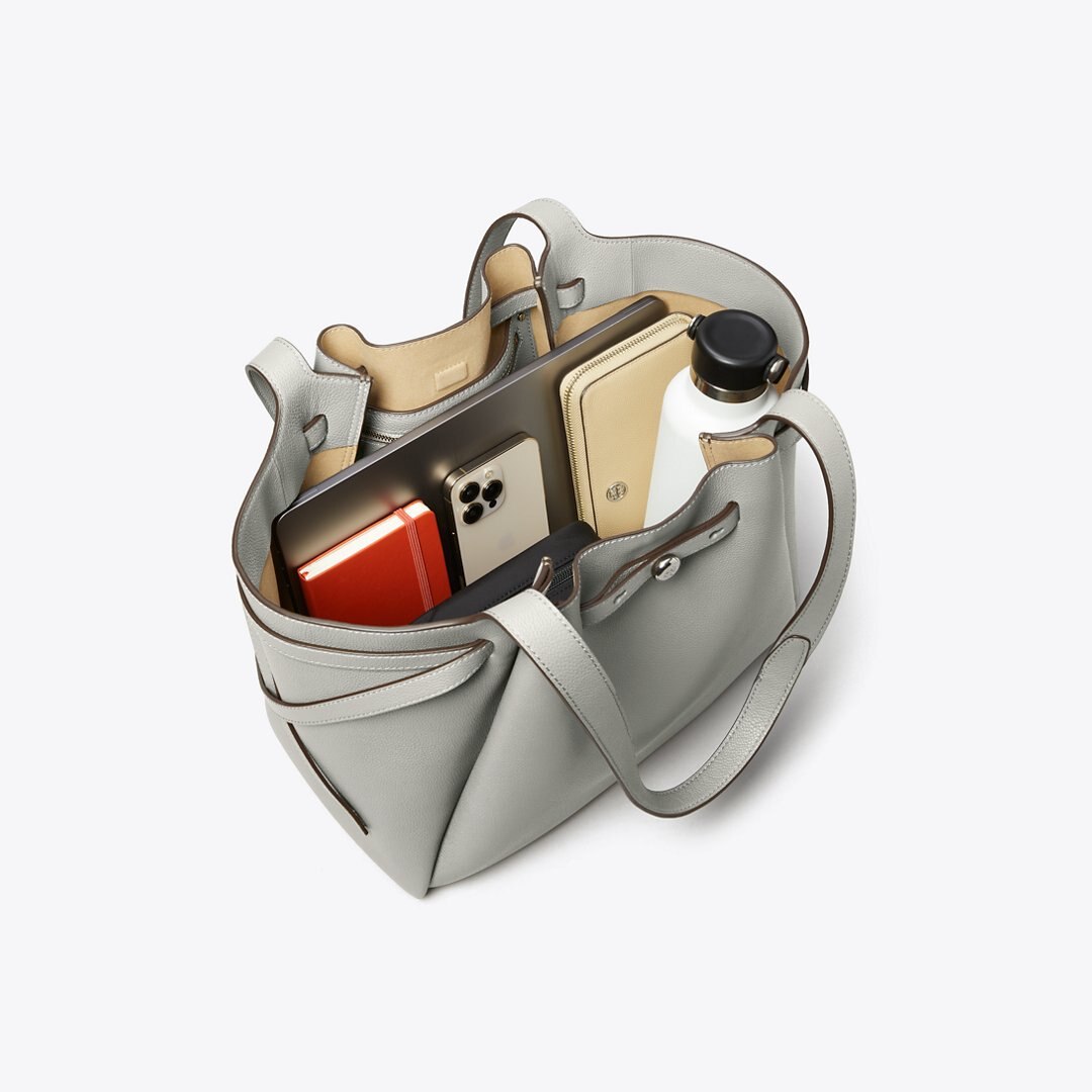 Tory Burch Romy Tote Light Granite