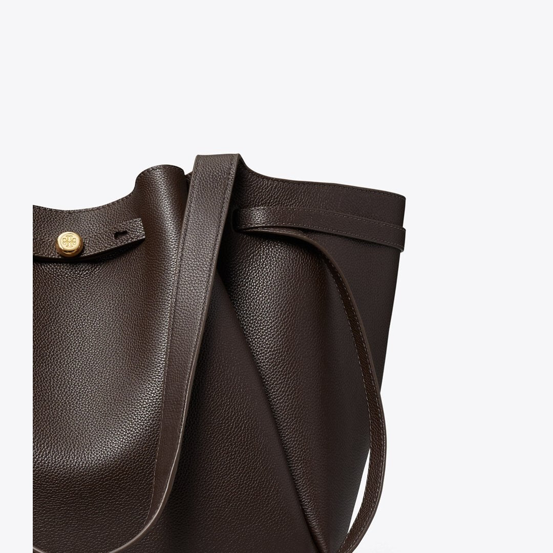 Tory Burch Romy Tote Deep Brown