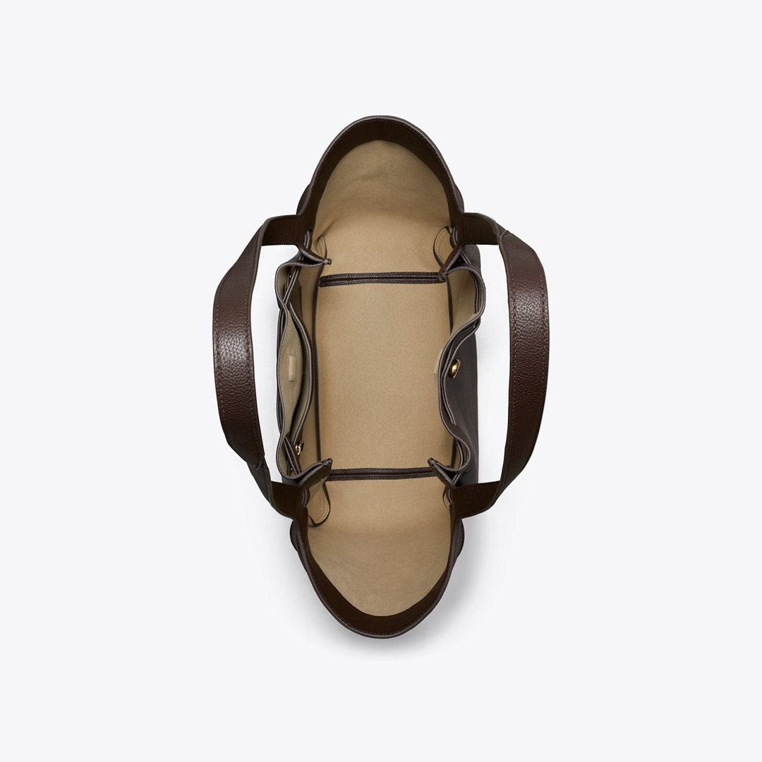 Tory Burch Romy Tote Deep Brown