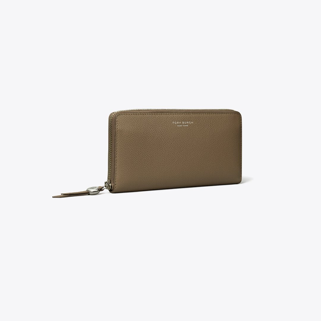 Tory Burch Romy Zip Continental Wallet Wild Mushroom