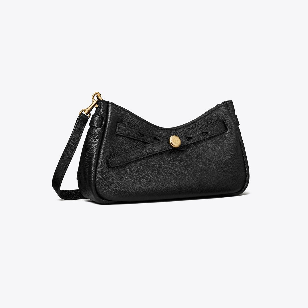 Tory Burch Romy Zip Top Crossbody Black