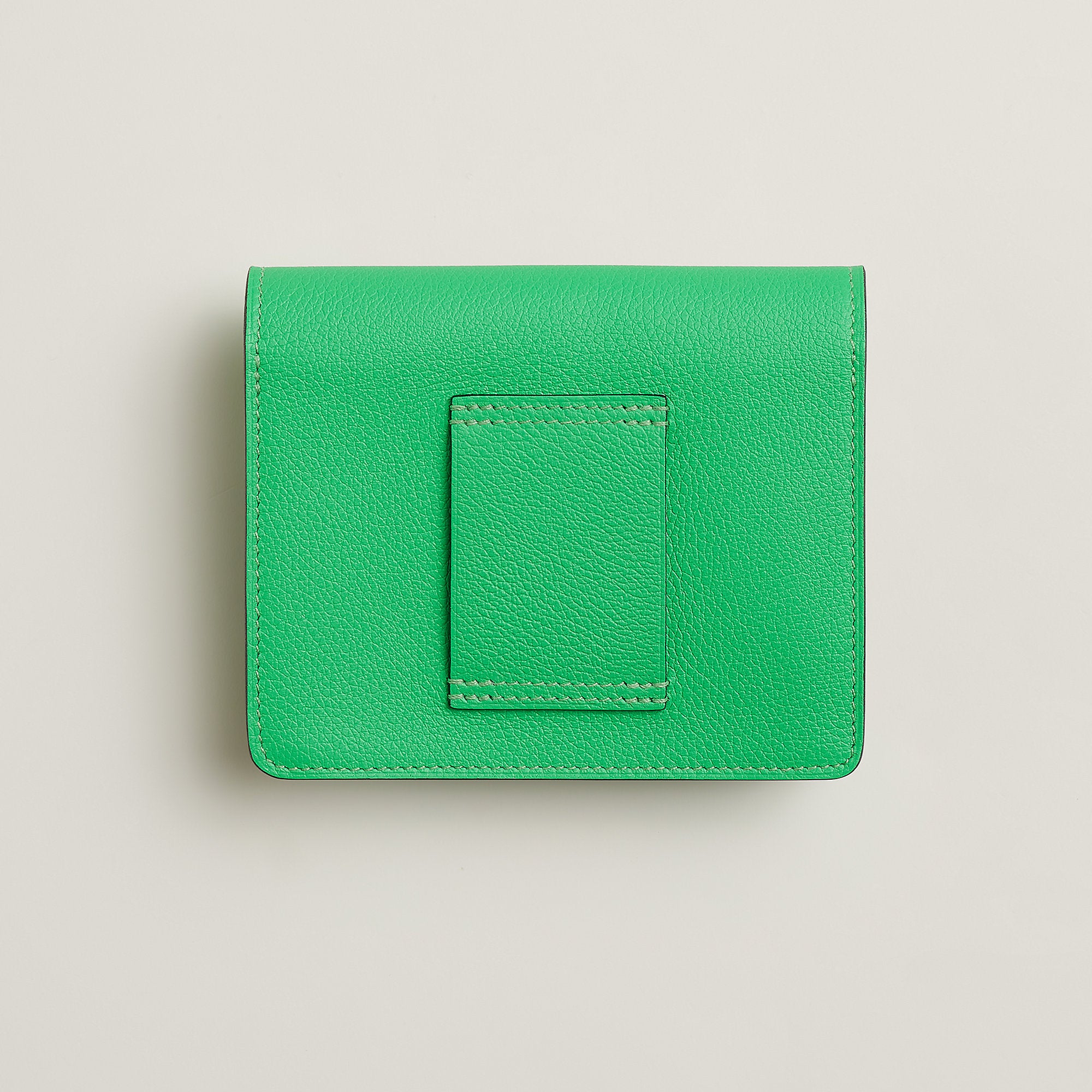 Hermes Roulis Slim Bi Wallet Vert Comics
