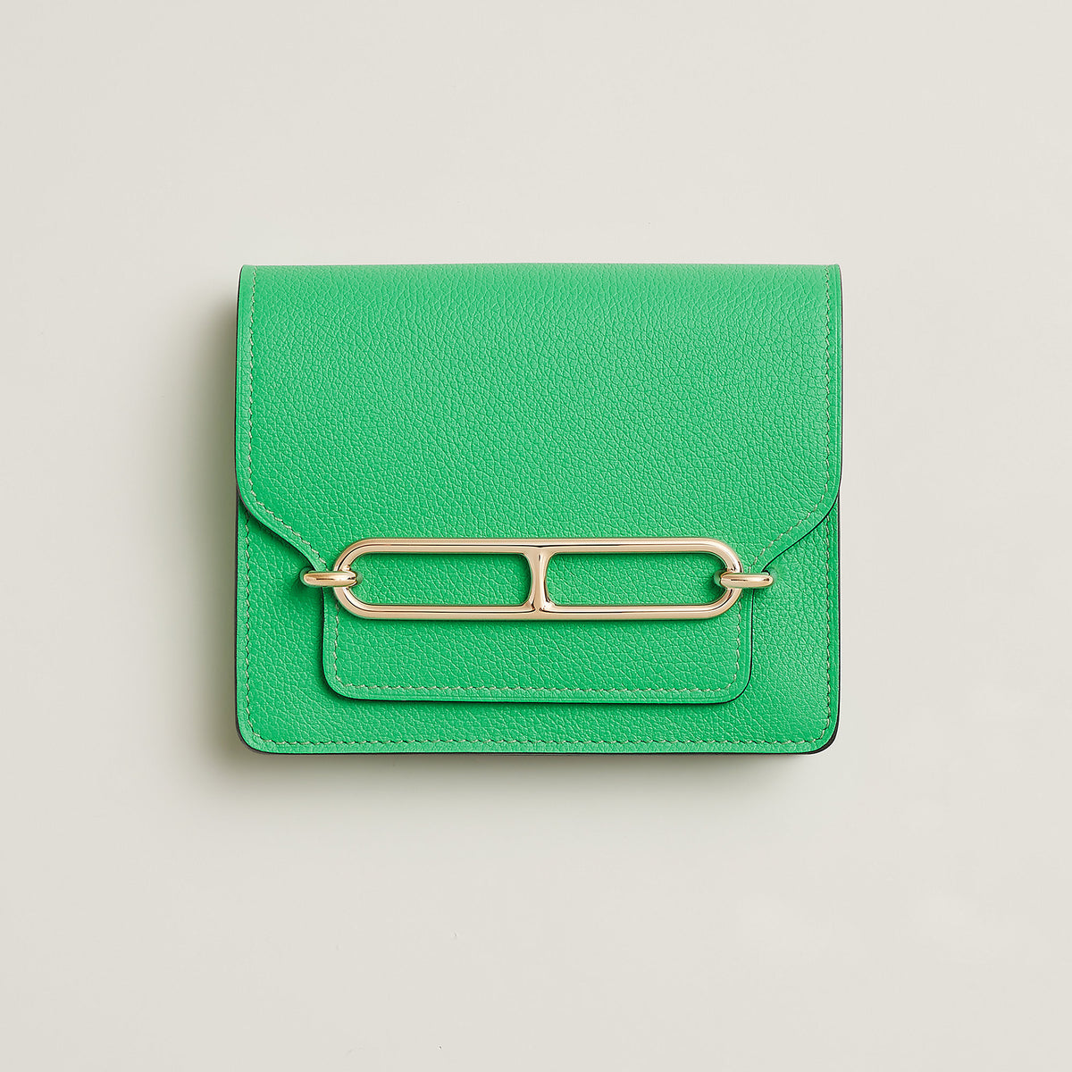 Hermes Roulis Slim Bi Wallet Vert Comics