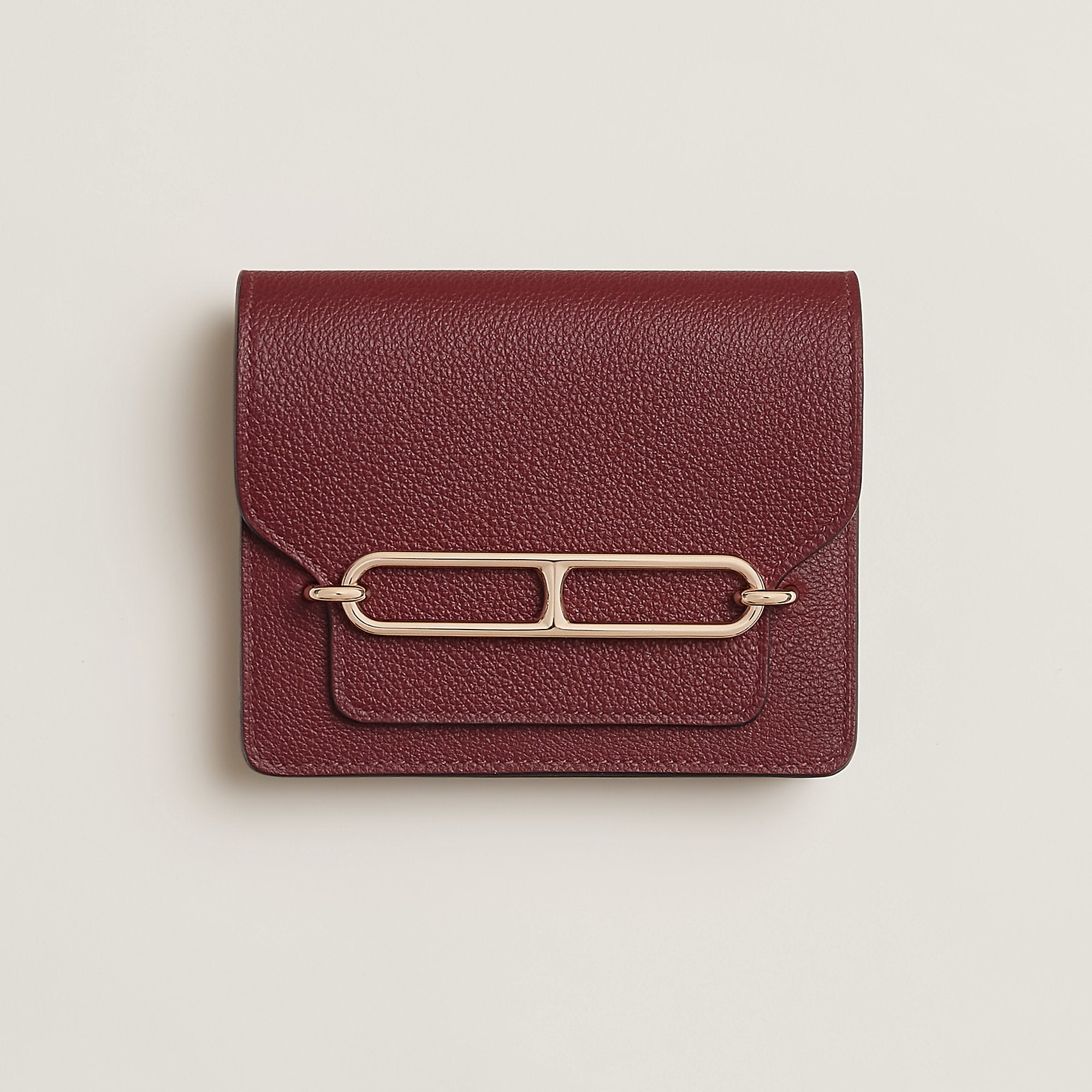 Hermes Roulis Slim Bi Wallet Rouge H