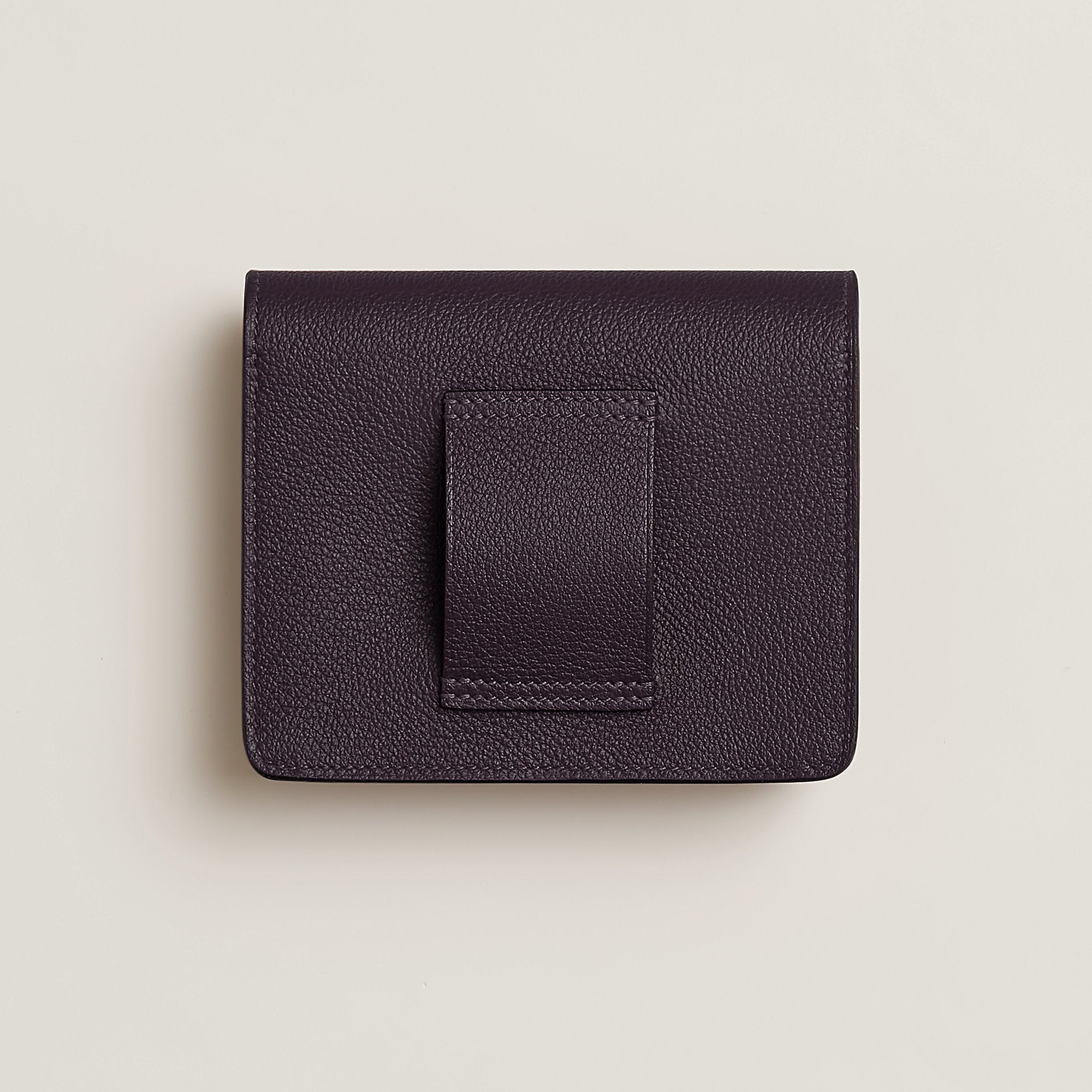 Hermes Roulis Slim Bi Wallet Prunoir