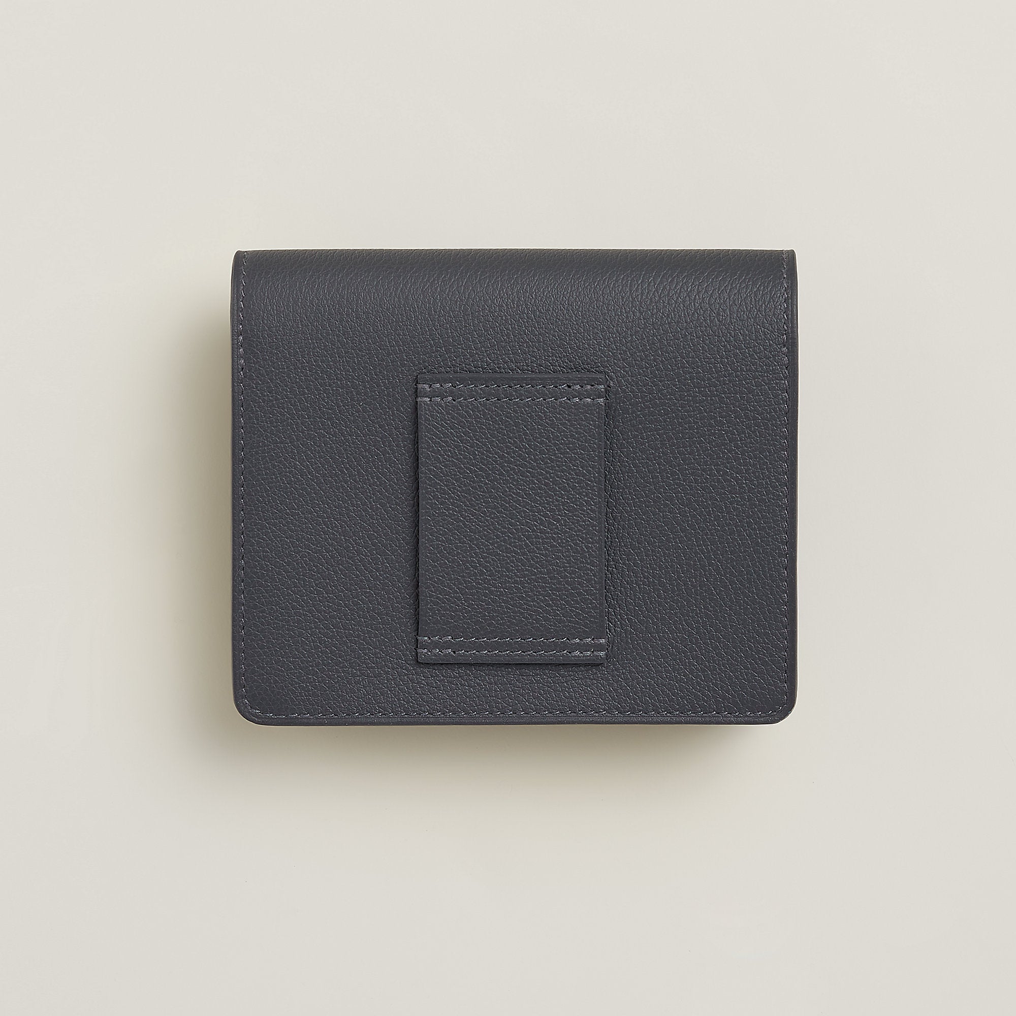 Hermes Roulis Slim Bi Wallet Bleu Glacier